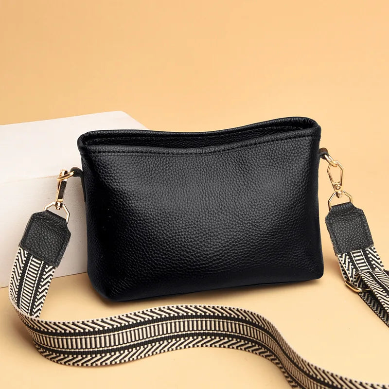 Vintage Leather Luxury Shoulder Bag Tote