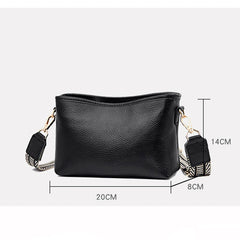Vintage Leather Luxury Shoulder Bag Tote