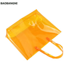 Casual PVC Handbags Transparent Beach Bags