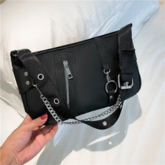 Casual Retro Women Travel Chain Clutch Purse Handbag