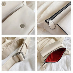 Leather Shoulder Bag Travel Chest Bag Women Fanny Pack Belt Purses Female Bolsos