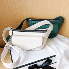 Leather Shoulder Bag Travel Chest Bag Women Fanny Pack Belt Purses Female Bolsos