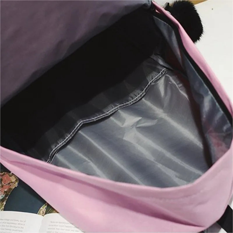 Waterproof Oxford Women's Backpack for Teenagers Girls Mini Travel Bag