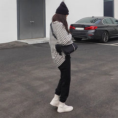 Casual Nylon Crossbody Handbags with Chain Strap 3 in 1 Satchels Bags for Women