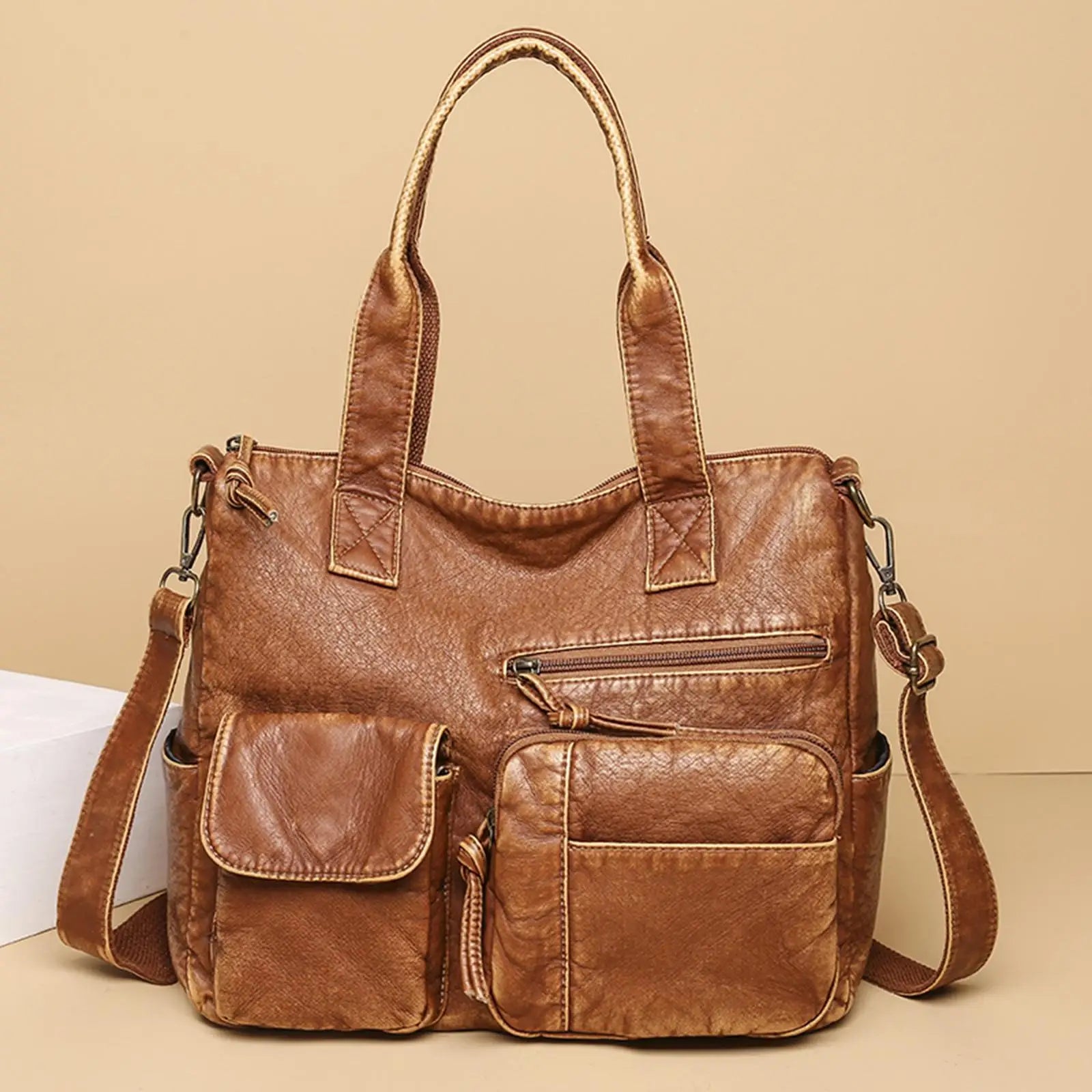 Casual Women Handbag PU Leather Ladies Holiday