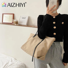 Casual Women Nylon Waterproof Handbag Large Capacity Shoulder Bag