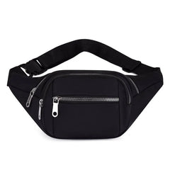 Casual Women Waist Bag Chest Bag Multi-Function Crossbody Pouch Nylon Travel