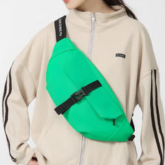 Casual Women Waist Bag Unisex Street Hip-hop Fanny Pack Nylon Belt Bag