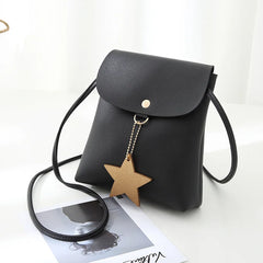Casual Square Bag Mini Messenger PU Leather Shoulder Bag