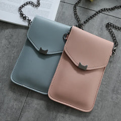 Cat Ear Touch Screen Retro Phone Bag Women Chain Messenger Mini Shoulder Bag