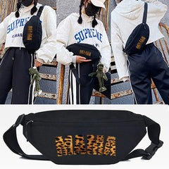 Catwalk Printing Waist Bag Chest Pack Canvas