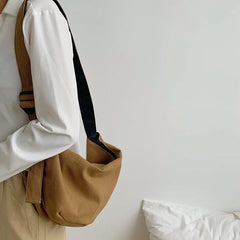 Large Women's Canvas Shoulder Bag