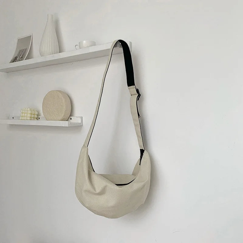 Large Women's Canvas Shoulder Bag