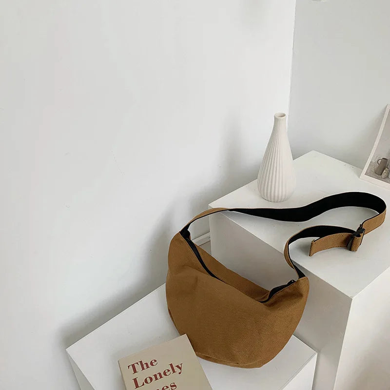 Large Women's Canvas Shoulder Bag