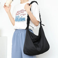 Causal Women's Canvas Bag Large Nylon Shoulder Bag High Shopping Hobo Bag