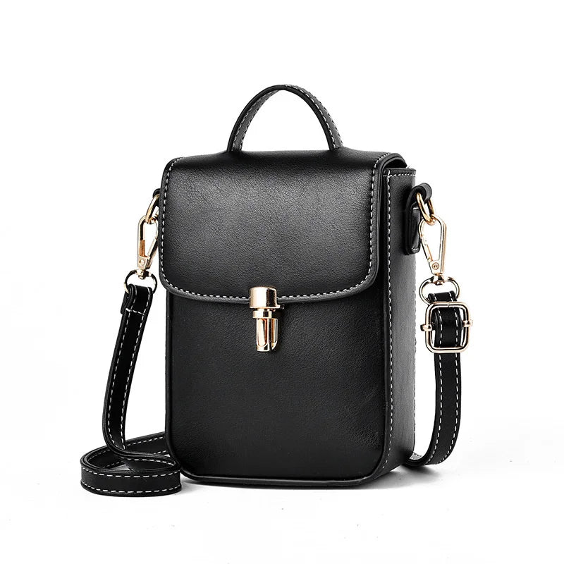 Women's Lock Mini Bag Crossbody for Cell Phone