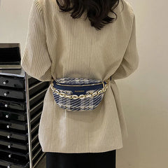 Canvas Female Belt Bag Clutch Fanny Pack Phone Pack Crossbody Chest Bags