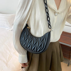 Pink Summer Shoulder Bag High-Quality Leather Messenger Bag for Women