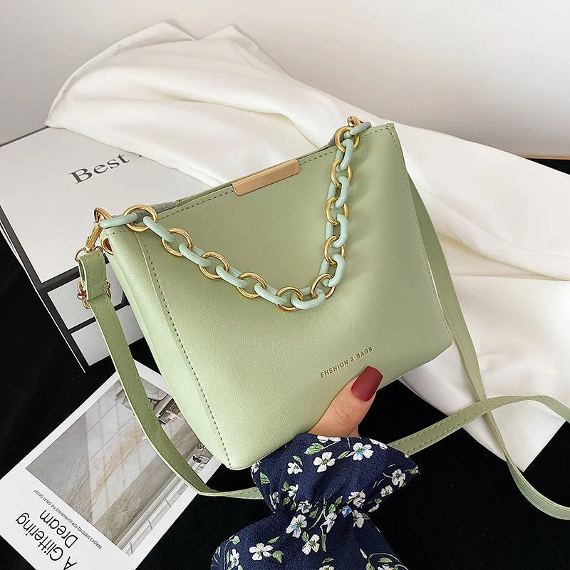 Chain Small Bag Women's Bag Ins One Shoulder Portable Messenger Bag