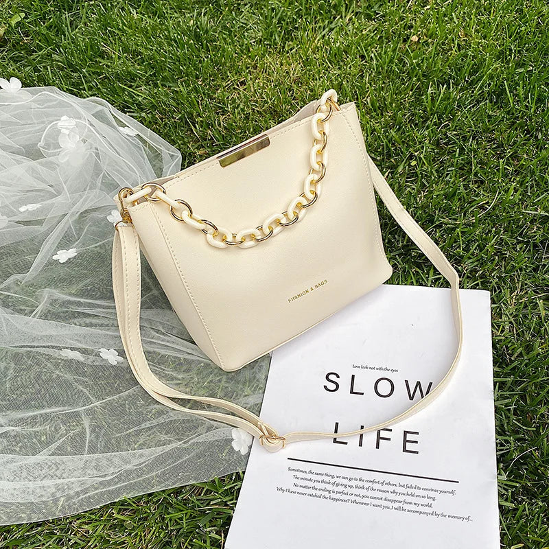 Chain Small Bag Women's Bag Ins One Shoulder Portable Messenger Bag