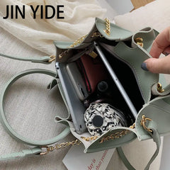 Rivet Chain Shoulder Bag for Women
