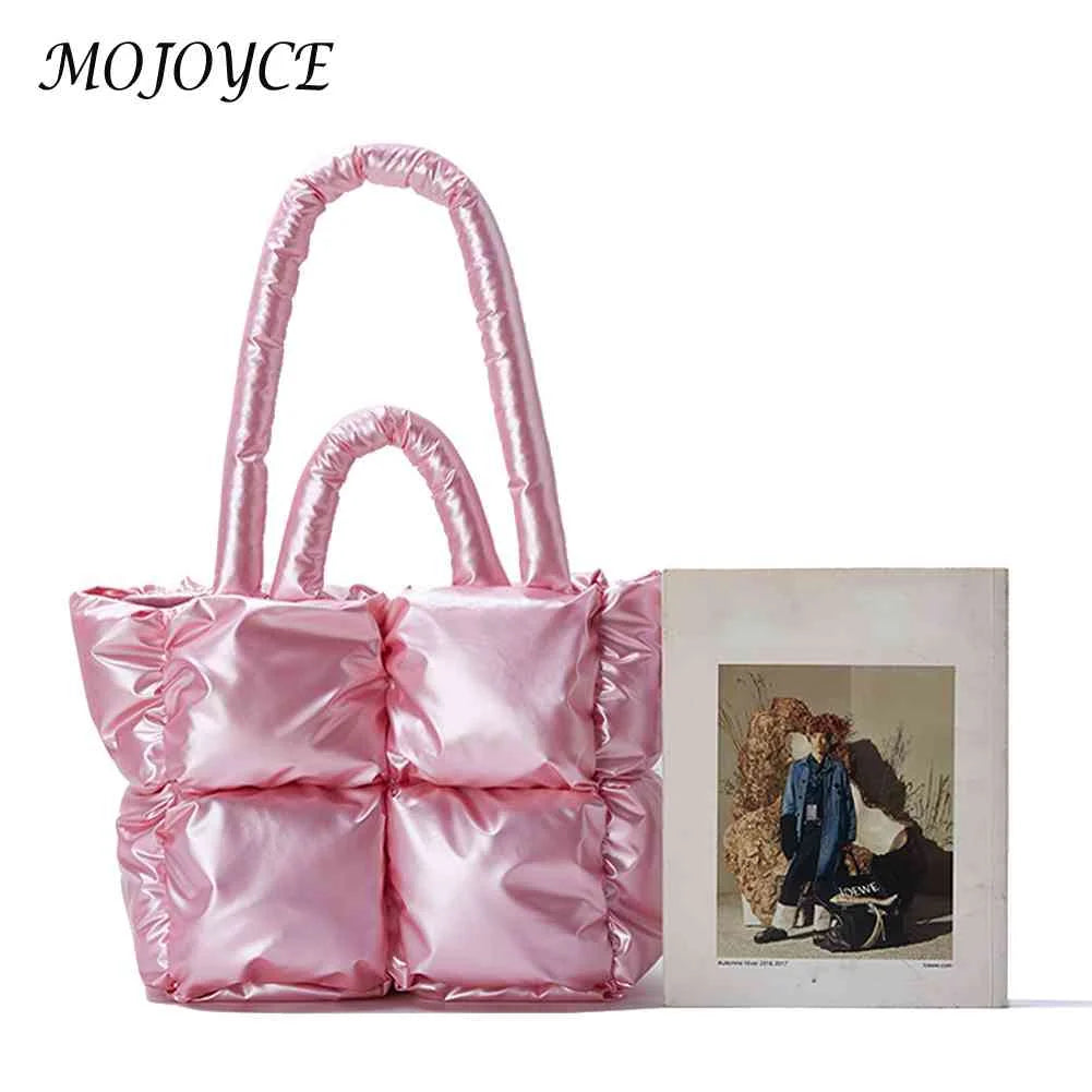 Ladies Handbags Winter Cotton-Padded Bag Soft Casual Warm Portable