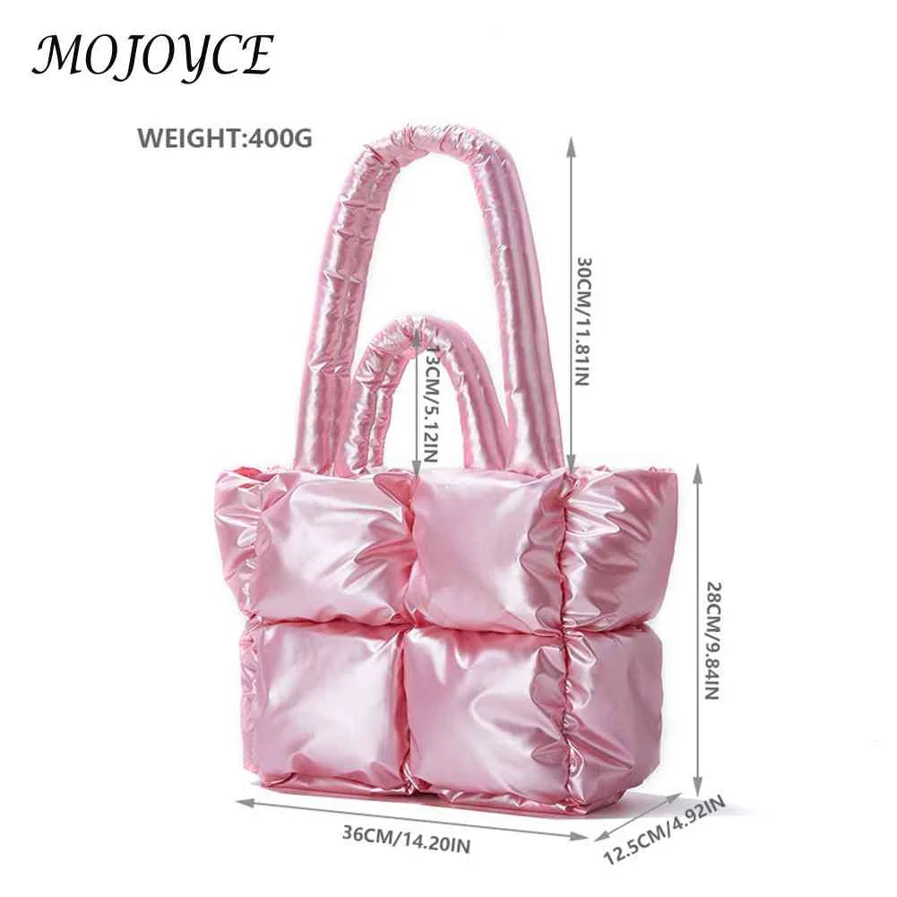 Ladies Handbags Winter Cotton-Padded Bag Soft Casual Warm Portable