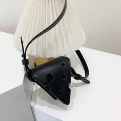 Cheese Shape Mini Crossbody Bags for Women Girl Small Shoulder Purses