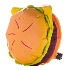 Cheeseburger Backpack Bag Holder for Daily Use, Hamburger Daypack