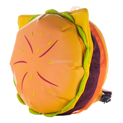 Cheeseburger Backpack Bag Holder for Daily Use, Hamburger Daypack