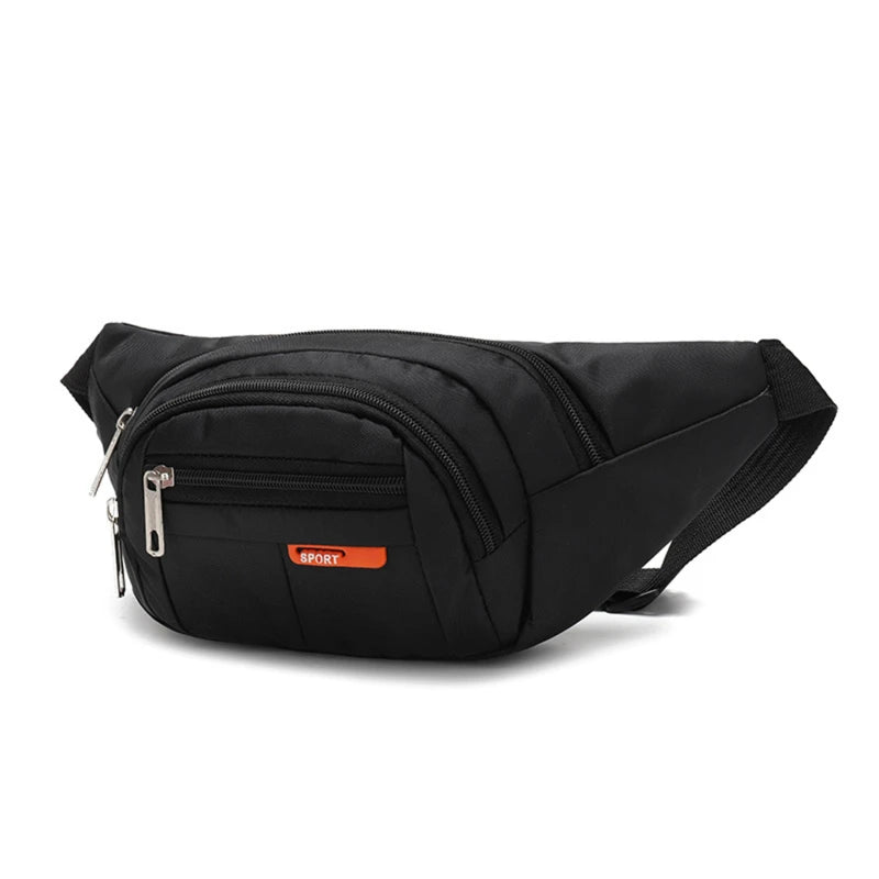Nylon Waist Bag Colorful Bum Bag Travel Purse Phone Pouch Hip Bag