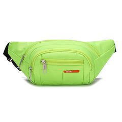 Nylon Waist Bag Colorful Bum Bag Travel Purse Phone Pouch Hip Bag