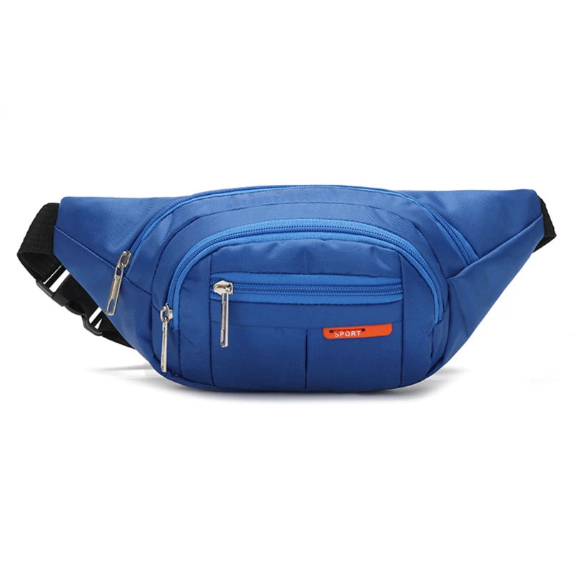 Nylon Waist Bag Colorful Bum Bag Travel Purse Phone Pouch Hip Bag