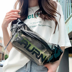 Transparent Chest Bag Waterproof Shoulder Messenger Bag