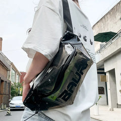 Transparent Chest Bag Waterproof Shoulder Messenger Bag