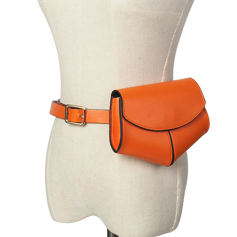 Stripe Chest Bag sports Phone Waist Pack Mini Crossbody Bag