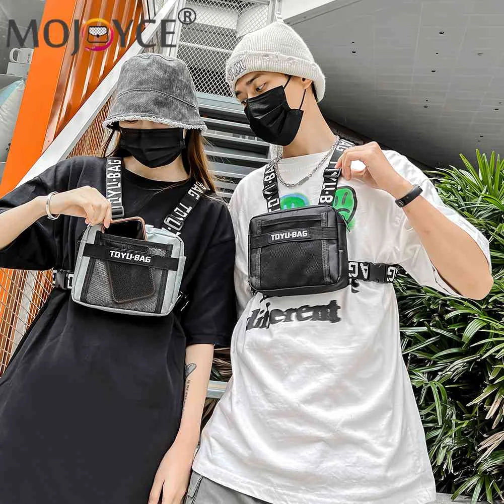 Adjustable Chest Rig Bag Outdoor Hip Hop Travel Waistcoat Bags