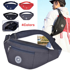 Nylon Waist Bag Colorful Bum Bag Travel Purse Phone Pouch Pocket
