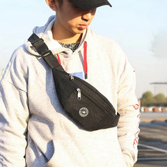 Nylon Waist Bag Colorful Bum Bag Travel Purse Phone Pouch Pocket
