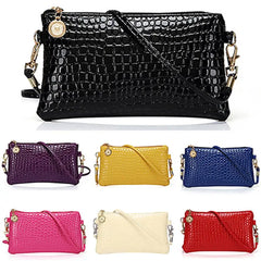 Faux Leather Shoulder Bag Phone Pouch Crossbody Camera Bag