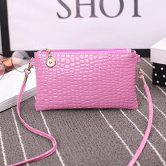 Faux Leather Shoulder Bag Phone Pouch Crossbody Camera Bag