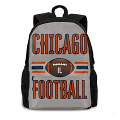 Chicago Football Backpack Laptop Travel Bags