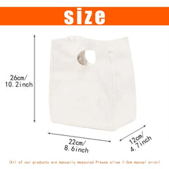 Child Canvas Thermal Lunch Bag Picnic Food Cooler Bags