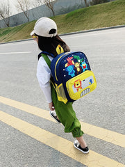 Kids Cartoons Lion Backpack Lightweight School Bag Boys Girls Animal Bolsas