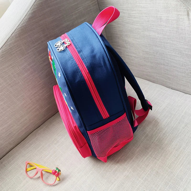 Kids Cartoons Lion Backpack Lightweight School Bag Boys Girls Animal Bolsas