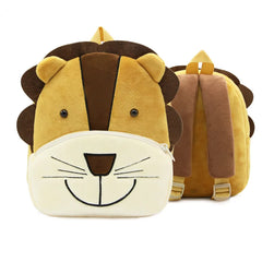 Kids Cartoon Animal Backpack Plush School Bag Boys and Girls