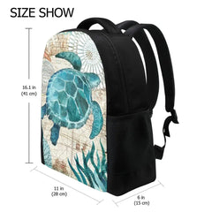 Children Backpack Kids School Bags Dolphins Turtle Pattern Kindergarten Bag