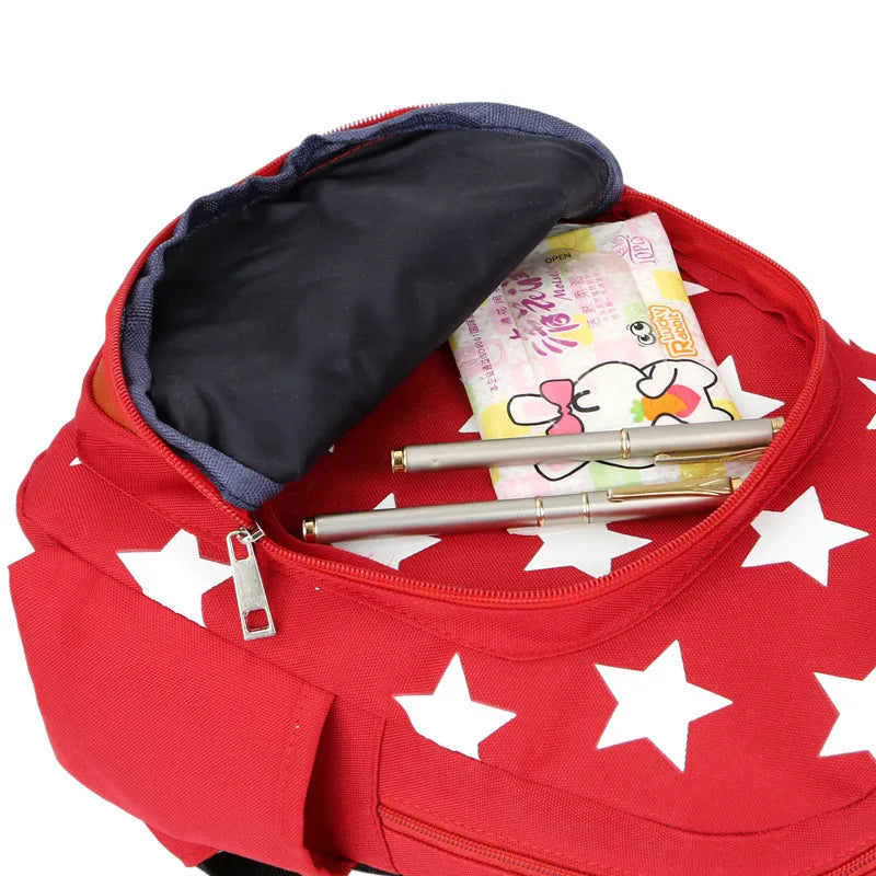 Kids School Backpack Nylon Print Kindergarten Bag Boys Girls