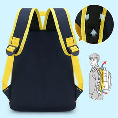 Kids Cartoon Car World Backpack Lightweight School Bag Waterproof Bookbag