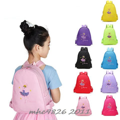 Girls Princess Dance Backpack Bag Shoulder Dance Latin Ballet Gym Schoolbag